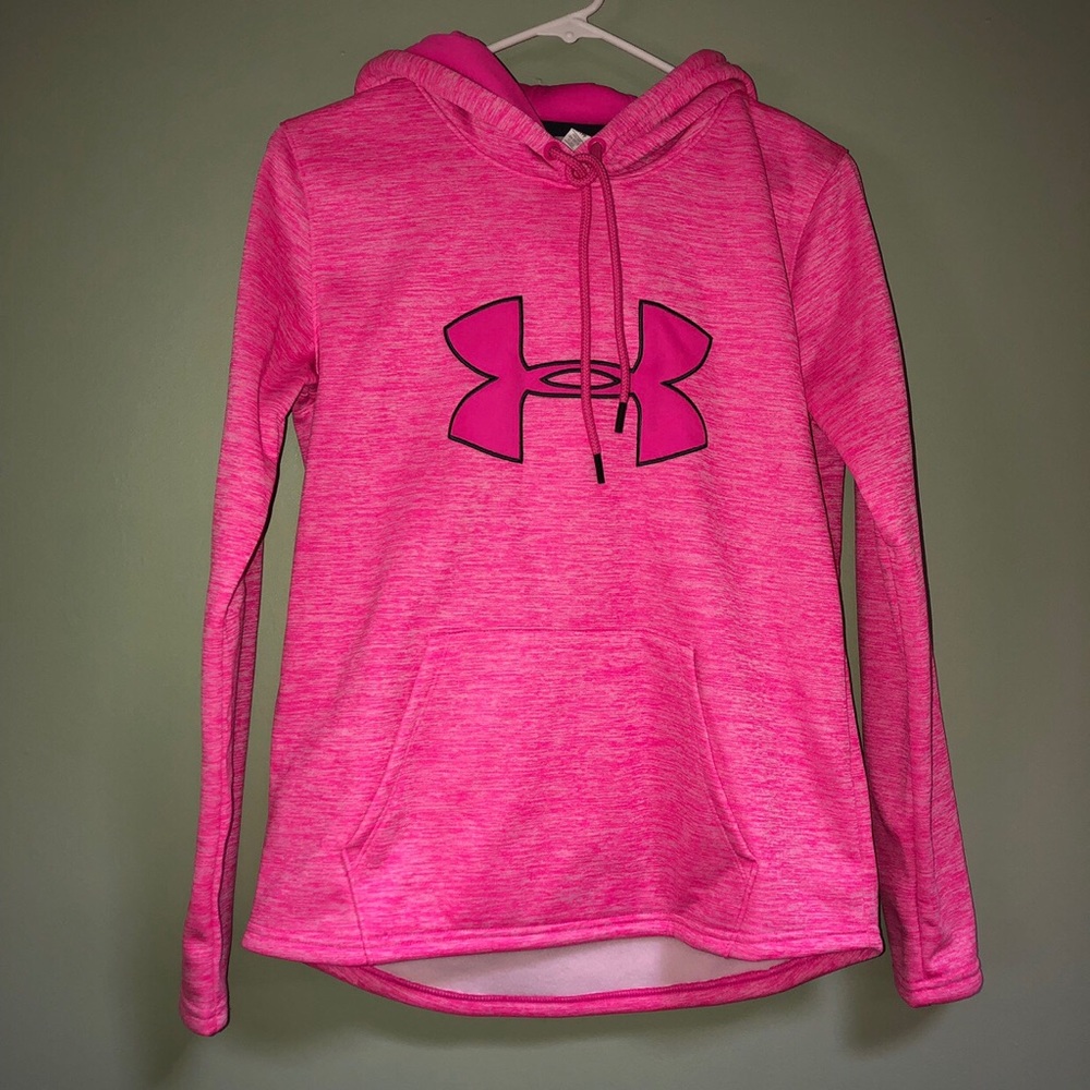 Hot pink Under Armour hoodie💓